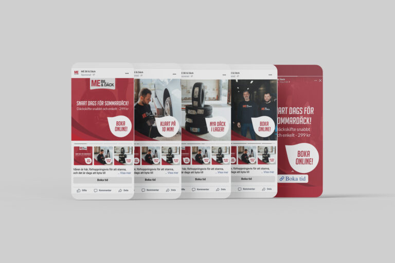 Sociala medier för ME bil & däck