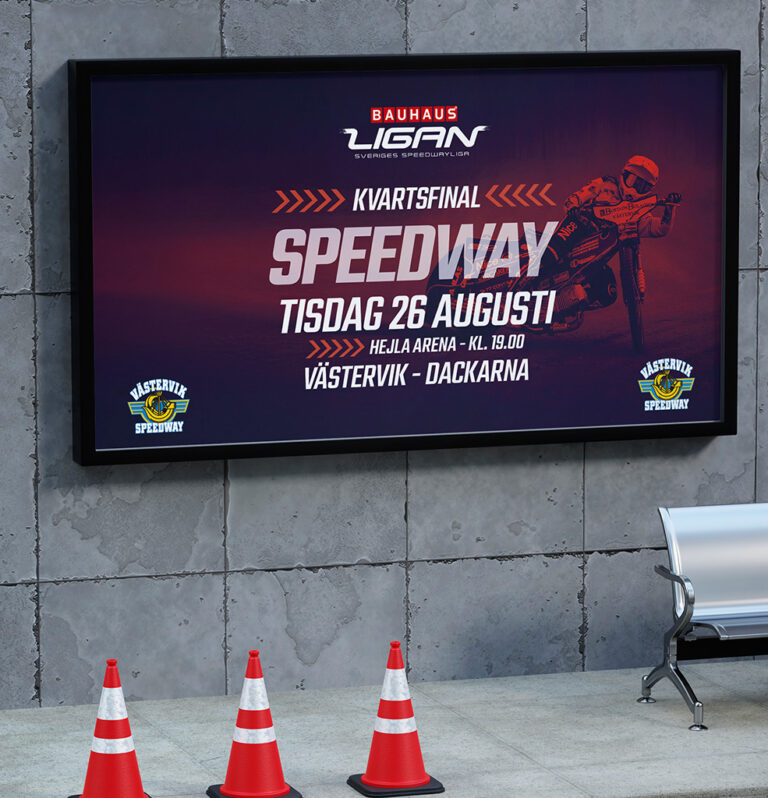 Enhetlig och tydlig kommunikation för Västervik Speedway