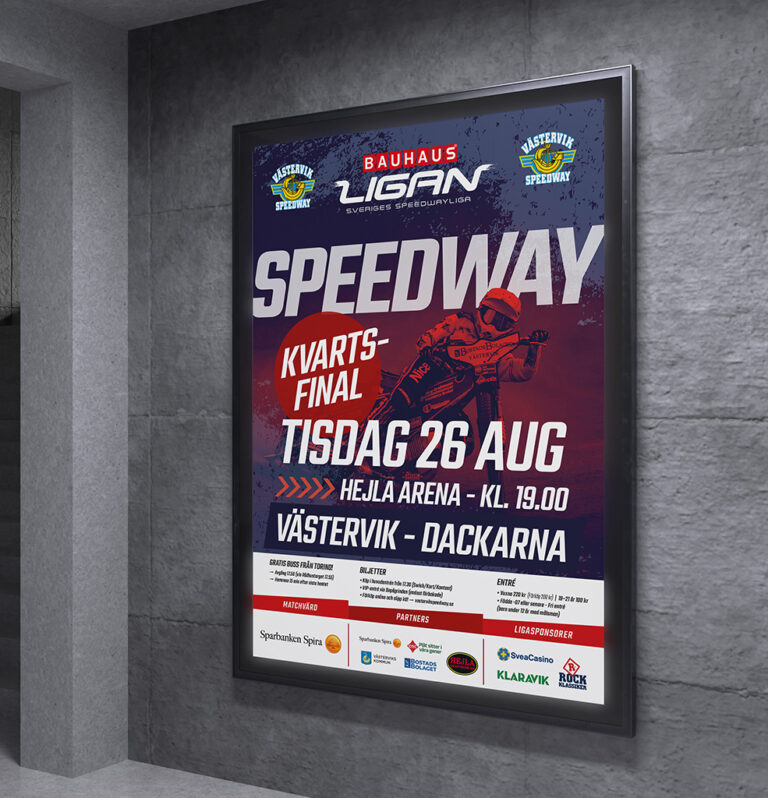 Enhetlig och tydlig kommunikation för Västervik Speedway