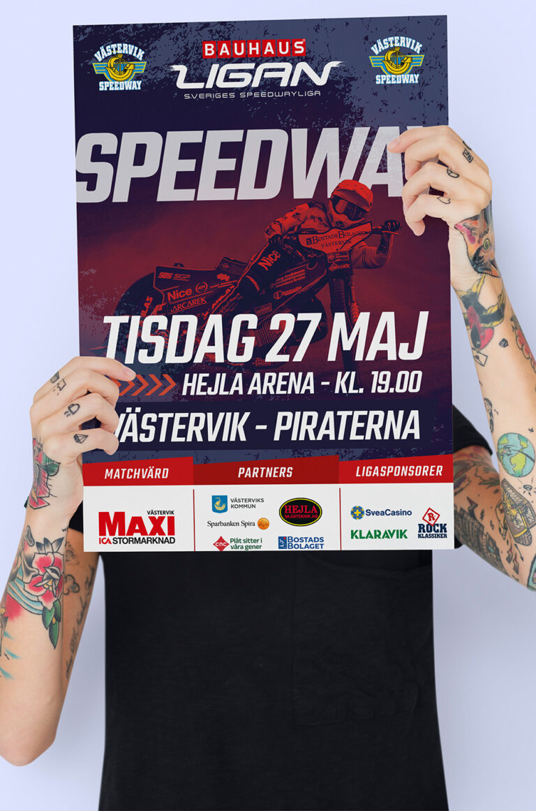 Enhetlig och tydlig kommunikation för Västervik Speedway