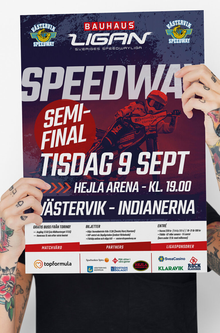Enhetlig och tydlig kommunikation för Västervik Speedway